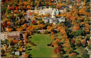 Maine Augusta State Capitol Aerial View