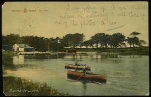 Burnside Loch. Scotland. Mailed 1908 from Glasgow to Rahway, NJ