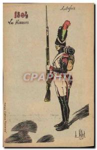 Old Postcard Militaria 1804 honors