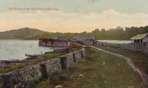LP54    Ruins, Old Fort, Panama,  postcard