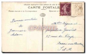 Old Postcard Bourges en Xaintois L & # 39Eglise