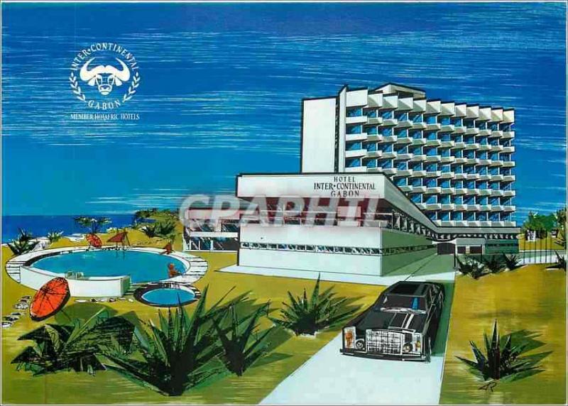  Modern Postcard Gabon Hotel Inter Continental Member of the Hotafric chain