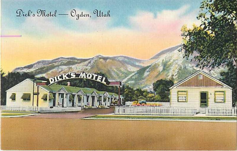 Dick's Motel Ogden Utah UT 3310 Washington Blvd. Linen PC