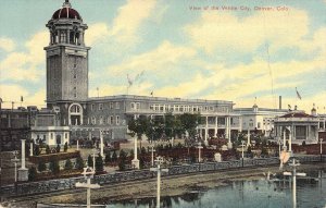 c.'07, Tower and View of White City Amusement Park, Denver, CO,Old Postcard