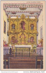 California San Juan Capistrano Mission Altar In Serra Chapel