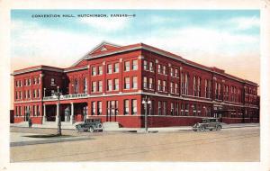 HUTCHINSON, KS Kansas   CONVENTION HALL  Reno County    c1920's Postcard