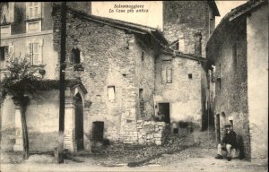 Salsomaggiore Parma Italy The Oldest House c1900-20s Vintage Postcard