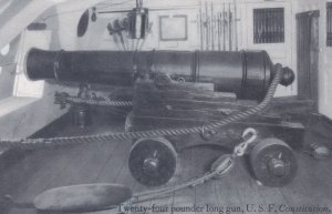 Warship USF Constitution Twenty-Four Pounder Long Gun