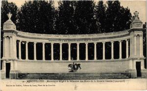 CPA MONTPELLIER - Monument érigé a la Mémoire des Morts de la Grande.(511254)