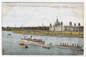 Canadian National Exhibition from Waterfront Movie Crew Toronto Canada postcard