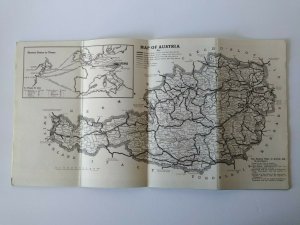 Austria Travel Booklet 1930s Vintage Romantic Land Of Lordly Traditions With Map