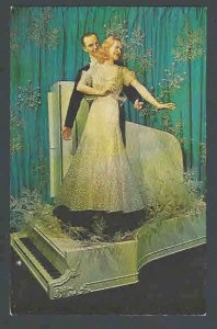 Ca 1950 PPC* GINGER ROGERS & FRED ASTAIRE FROM MOVIELAND WAX MUSEUM MINT