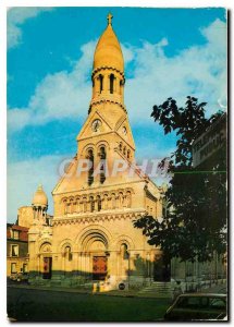 Modern Postcard Enghien les Bains Val d'Oise The Church