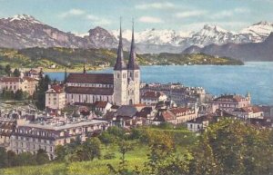 Schweiz Luzern und die Alpen