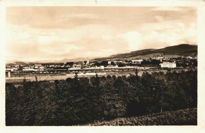 Czech Republic Valašské Meziříčí Vintage RPPC 03.92