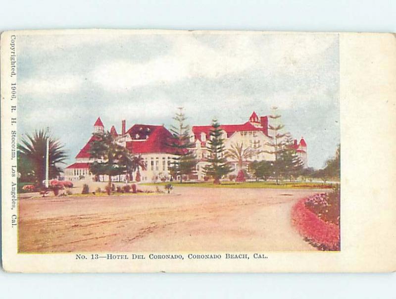 Pre-1907 HOTEL Coronado Beach - San Diego California CA A2739