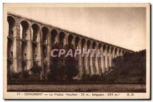 Old Postcard Chaumont Viaduct