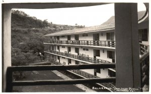 View of Resort Balneario San Jose Purua Michoacan Mexico RPPC Postcard