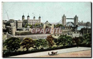 Old Postcard The Tower London
