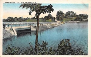 Farrington Lake in New Brunswick, New Jersey