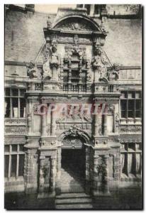 Arras Old Postcard Facade of & # 39Hotel City Street Vinocq