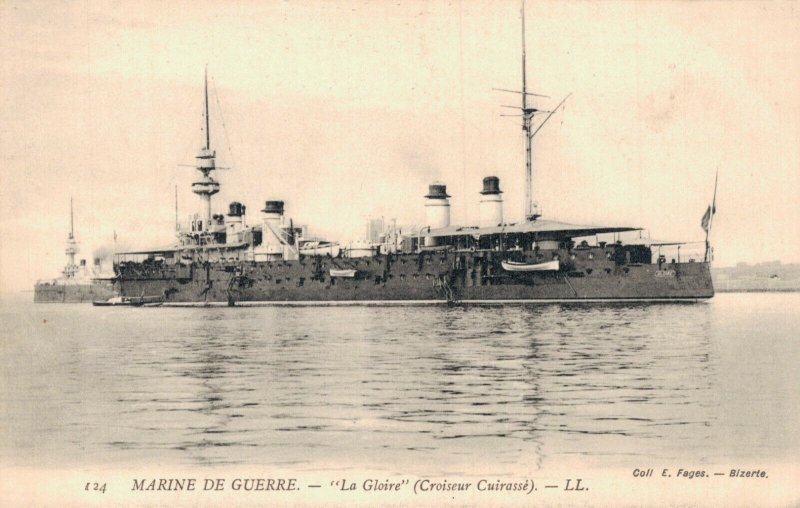 Nautica Marine ship Marine de Guerre La Gloire Croiseur Cuirassé 03.30