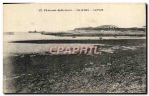 Old Postcard Charente Inferieure Ile d & # 39Aix Port