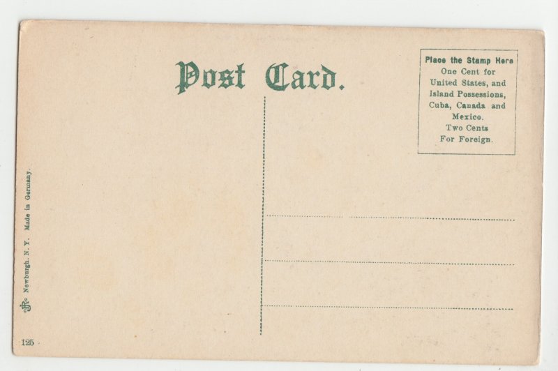 P2602 old postcard multi view newburg ny, washington headquarters