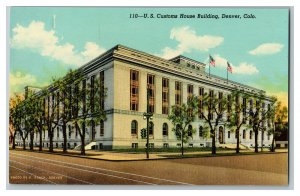 Postcard CO U. S. Customs House Building Denver Colo. Vintage Standard View Card 