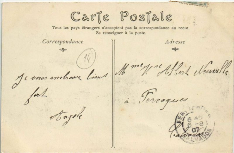 CPA Circuit de la Presse 1907 LISIEUX virage de la route de Paris (809546)