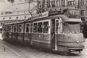 Amsterdam Holland Large Old Tram 1950s 1960s Tramcar Photo