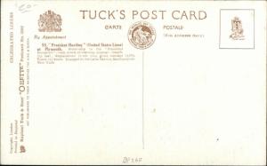 Steamship SS President Harding TUCK Celebrated Liners 3592 c1910 Postcard