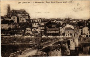 CPA LIMOGES - L'Abbessaille Pont St-ÉTIENNE (390743)