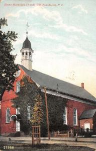 Winston Salem North Carolina Home Moravian Church Antique Postcard K38802