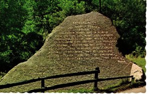 PC7127  LORD'S PRAYER ROCK, BRISTAL, VERMONT