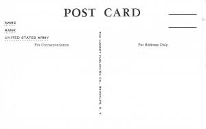 Camp Kilmer New Jersey~WWII Army Post~Detail Assembles for Drill~1940s B&W PC 