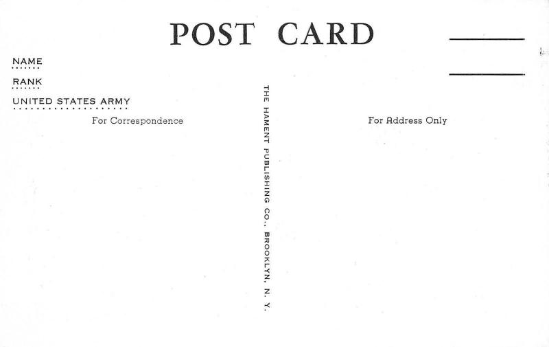 Camp Kilmer New Jersey~WWII Army Post~Detail Assembles for Drill~1940s B&W PC 