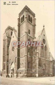 Old Postcard Dijon Eglise Saint Jean