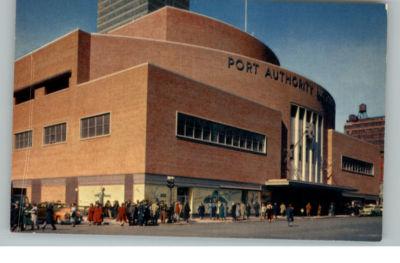 New York City Bus Terminal Postcard