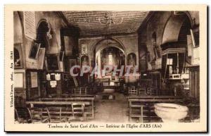 Old Postcard Ars Body Cure Tomb of the Holy Cure of the Interieur & # 39eglise