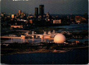 VINTAGE POSTCARD THE DOME AT ONTARIO PLACE ON THE WATER AT TORONTO CANADA 1980s