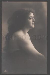 3101245 Semi-NUDE Belle Woman w/ LONG HAIR vintage GGCo. PC