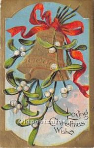 Christmas Holiday 1910 postal marking on front