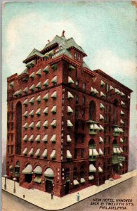 Philadelphia, Pennsylvania - The New Hotel Hanover on Arch & Twelfth Sts. -c1908