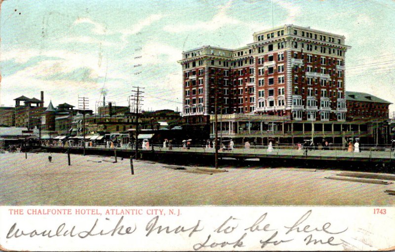 New Jersey Atlantic City The Chalfonte Hotel 1908