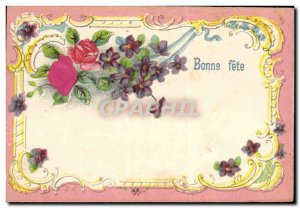 Old Postcard Fantasy Flowers