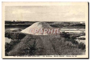 Old Postcard La Baule Sur Mer Aux Marais Surroundings salt Mulons salt