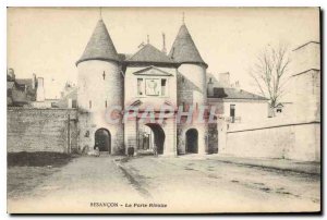 Old Postcard Besancon La Porte Rivotte