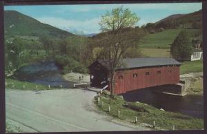 Covered Wooden Bridge,West Arlington,VT Postcard