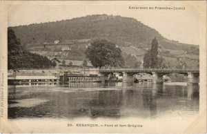 CPA Besancon Pont et fort Bregille FRANCE (1099059)